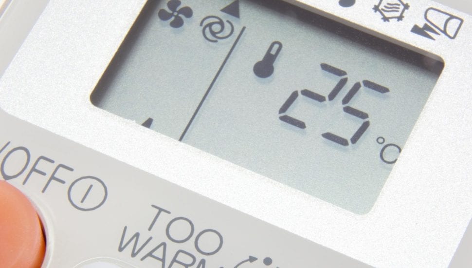reverse cycle air conditioner remote