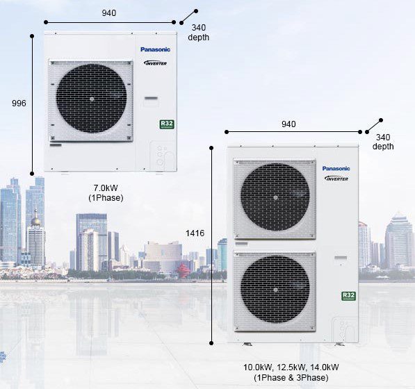 panasonic ducted split system air conditioners